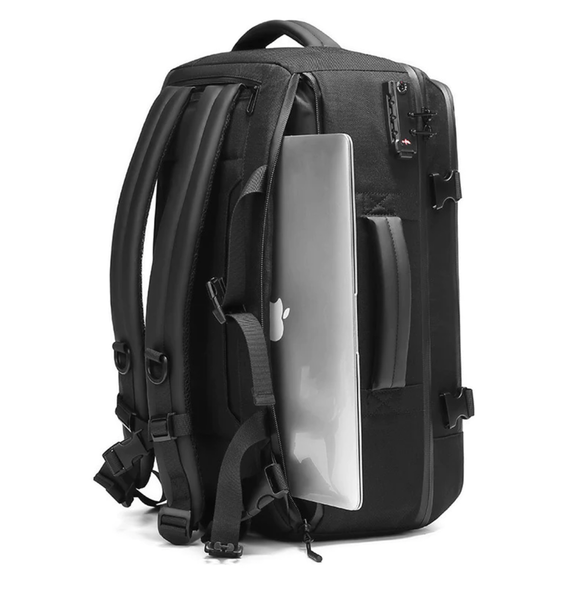 Anti-theft Lock Travel business backpack briefcase 1090 Black image3